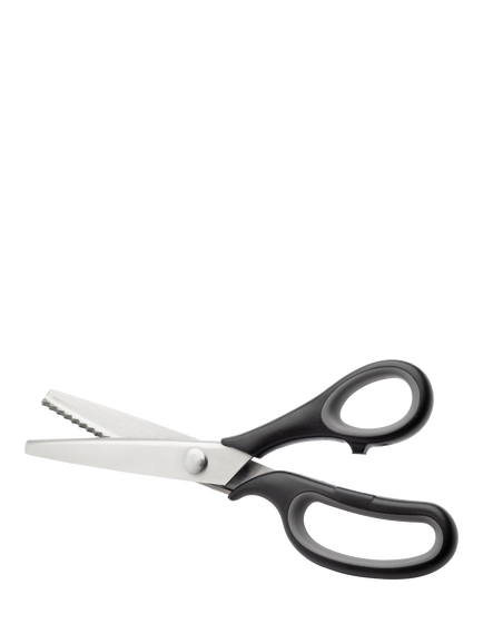 John Lewis Soft Grip Pinking Shears - view 2, Purple