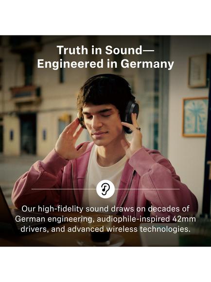Sennheiser Momentum 5 Wireless Noise Cancelling Bluetooth Over-Ear Headphones with Mic/Remote, Black Graphite - view 2, Black Graphite