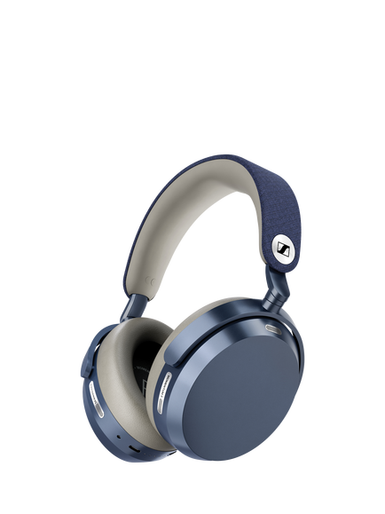 Sennheiser Momentum 5 Wireless Noise Cancelling Bluetooth Over-Ear Headphones with Mic/Remote, Denim, Denim