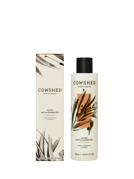 Cowshed Active Bath & Shower Gel - view 2, White Ivory