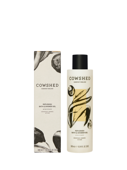 Cowshed Replenish Bath & Shower Gel - view 2, White Ivory