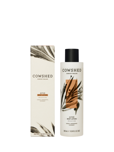 Cowshed Active Body Lotion, 300ml - view 2, White Ivory