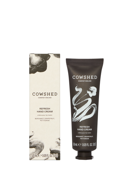 Cowshed Refresh Hand Cream, 50ml - view 2, White Ivory