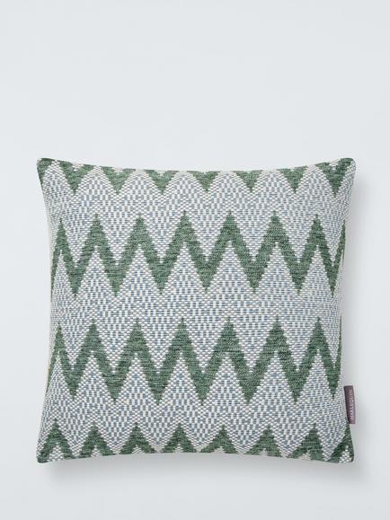 Harlequin Akari Zig-Zag Cushion, Pine Green, Pine Green