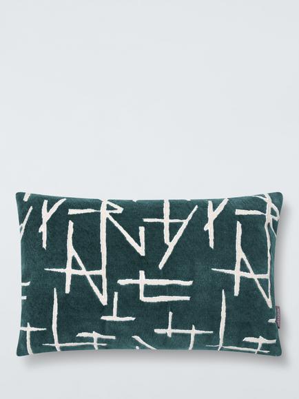 Harlequin Dolmens Velvet Cushion, Navy, Navy