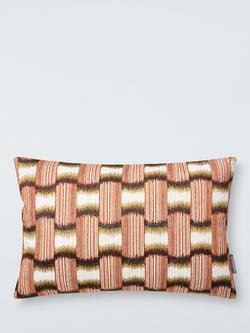 Harlequin Ikigai Abstract Cushion, Terracotta, Terracotta
