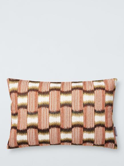 Harlequin Ikigai Abstract Cushion, Terracotta, Terracotta