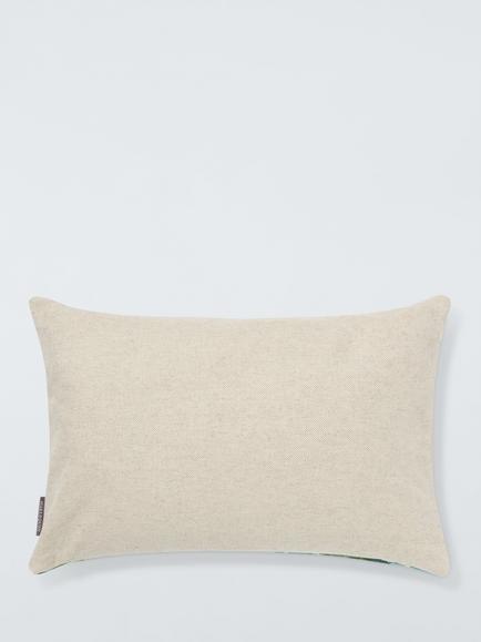 Harlequin Kilim Cushion, Forest Emerald - view 2, Emerald