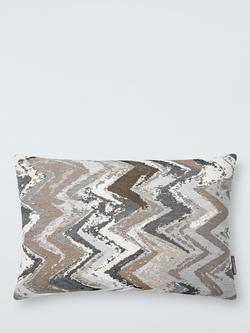 Harlequin Killim Zig-Zag Cushion, Birch, Birch