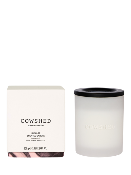 Cowshed Indulge Scented Candle, 200g, White Ivory