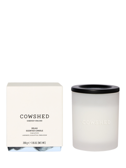 Cowshed Relax Scented Candle, 200g, White Ivory