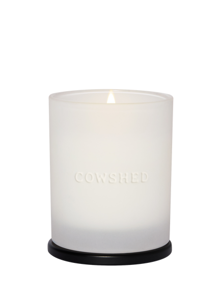 Cowshed Relax Scented Candle, 200g - view 2, White Ivory