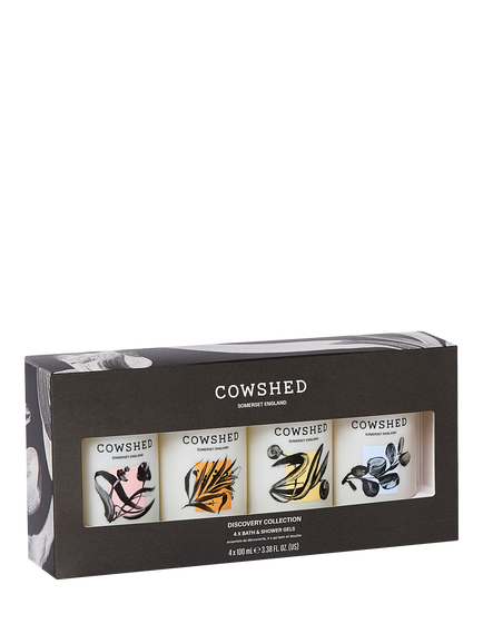 Cowshed Discovery Collection Bodycare Gift Set, 4 x 100ml, White Ivory