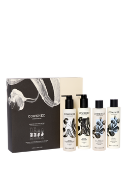 Cowshed Hand & Body Quad Bodycare Gift Set, 4 x 300ml, White Ivory