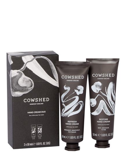 Cowshed Hand Cream Duo Hand Care Gift Set, 2 x 50ml, White Ivory