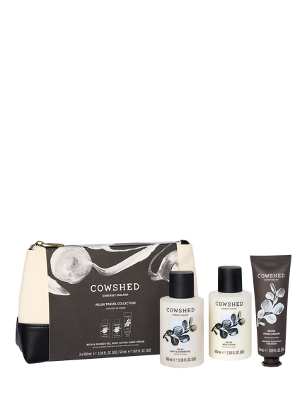 Cowshed Relax Travel Collection Bodycare Gift Set, White Ivory