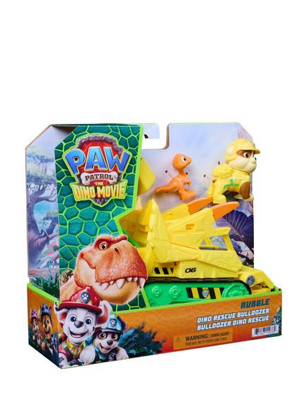 Paw Patrol The Dino Movie Rubble Dino Rescue Bulldozer, Multi