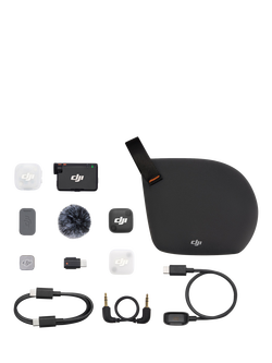 DJI Mic Mini 2 Wireless Microphone (1 TX & 1 RX), Black - view 2, Black