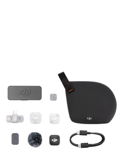 DJI Mic Mini 2 Wireless Microphone (1 TX & 1 Mobile RX), Black - view 2, Black
