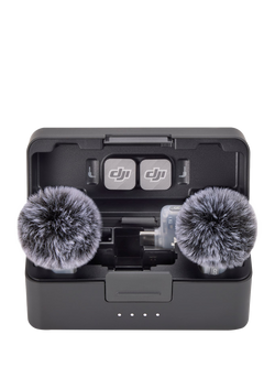 DJI Mic Mini 2 Wireless Microphone (2 TX & 1 Mobile RX), Black, Black