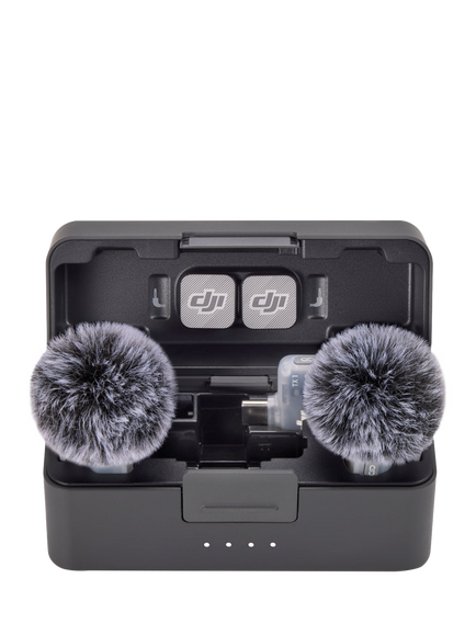 DJI Mic Mini 2 Wireless Microphone (2 TX & 1 Mobile RX), Black, Black