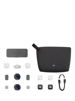 DJI Mic Mini 2 Wireless Microphone (2 TX & 1 Mobile RX), Black - view 2, Black