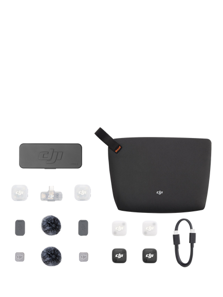 DJI Mic Mini 2 Wireless Microphone (2 TX & 1 Mobile RX), Black - view 2, Black