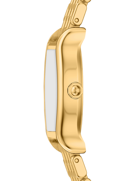 Tory Burch TBW1157 Women's Eleanor 23mm Rectangular Bracelet Strap Watch, Gold - view 2, Gold