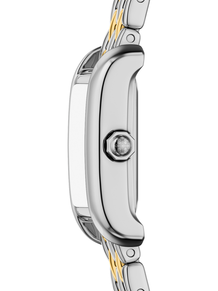 Tory Burch TBW1162 Women's Mini Eleanor 17mm Rectangular Bracelet Strap Watch, Two-tone - view 2, Two-tone