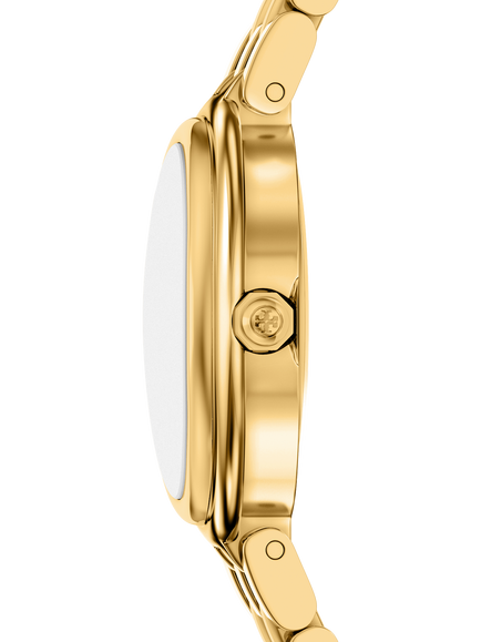 Tory Burch TBW6047 Women's 22mm Oval Bracelet Strap Watch, Gold - view 2, Gold