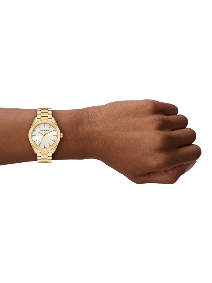 Tory Burch TBW9060 Women's Miller 34mm Round Bracelet Strap Watch, Gold - view 2, Gold