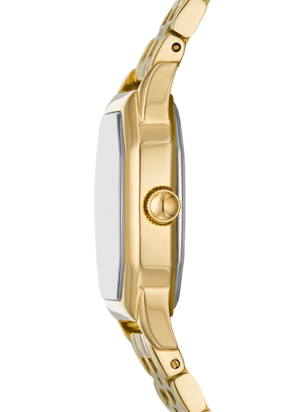 Fossil ES5361 Women's Harlow 27mm Octagonal Bracelet Strap Watch, Gold - view 2, Gold