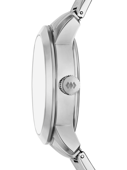 Fossil FS6192 Men's Townsman 42mm Round Bracelet Strap Watch, Silver - view 2, Silver