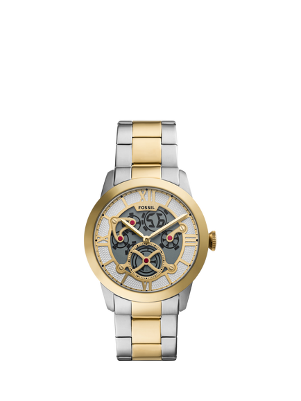 Fossil FS6193 Men's Townsman 42mm Round Bracelet Strap Watch, Two-tone, Two-tone