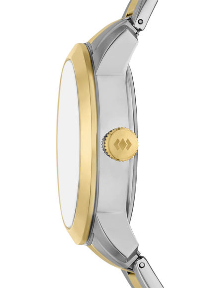 Fossil FS6193 Men's Townsman 42mm Round Bracelet Strap Watch, Two-tone - view 2, Two-tone