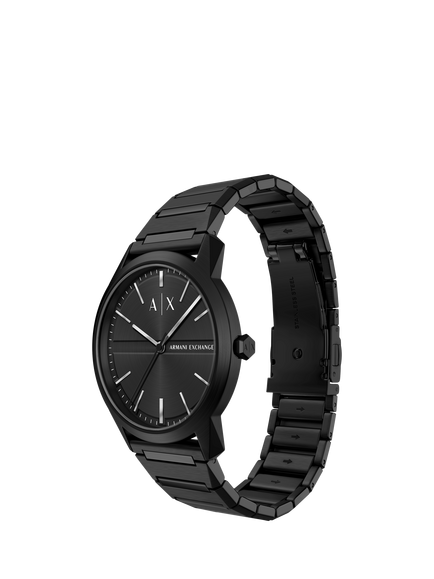 Armani Exchange AX2651 Men's 42mm Round Bracelet Strap Watch, Black - view 2, Black