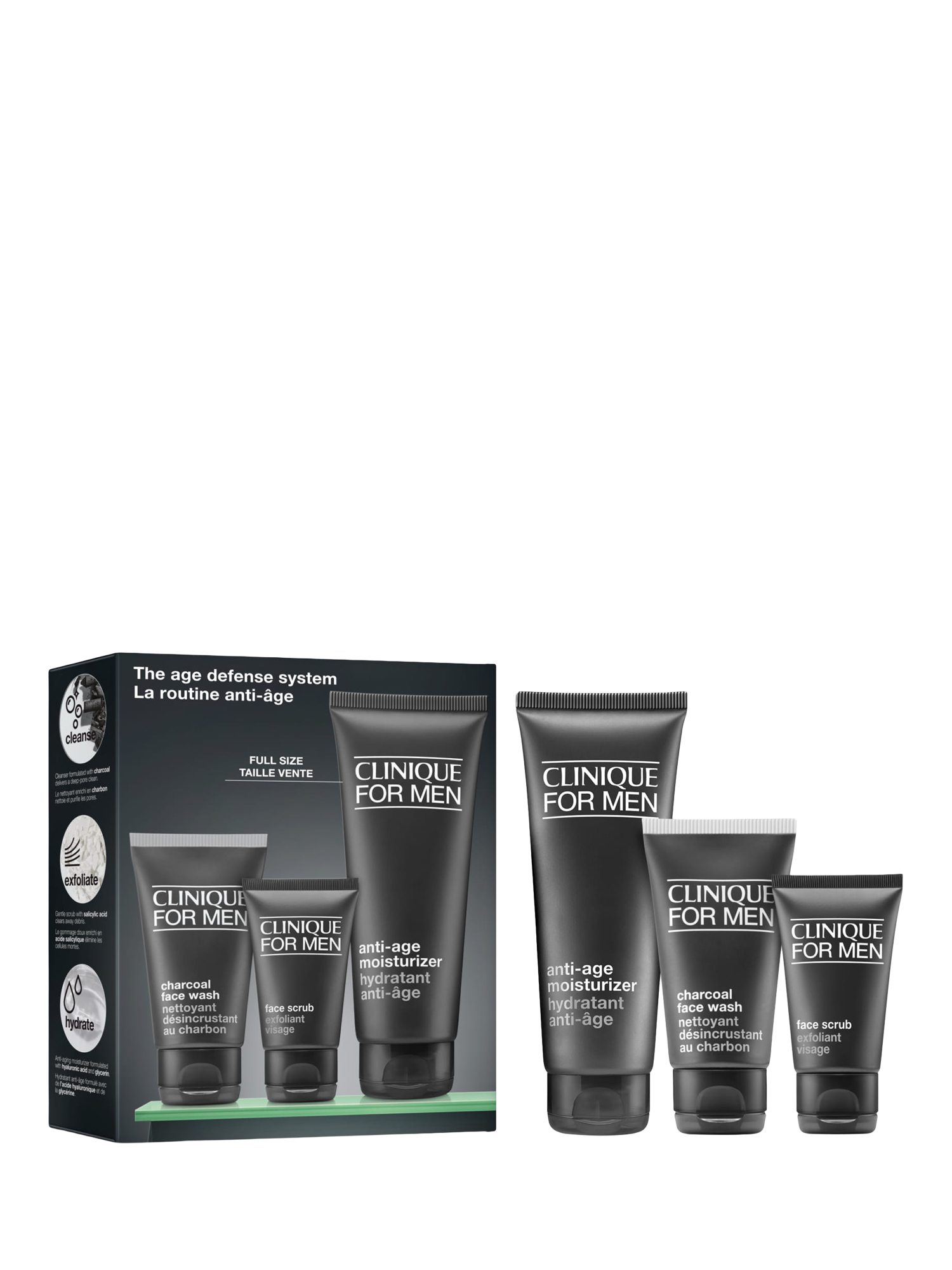Clinique For Men The Age Defence System Skincare Gift Set