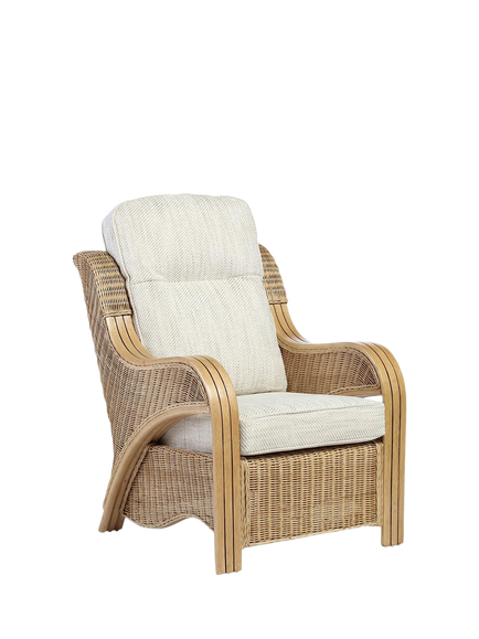 Desser OUTLET Opera Rattan Armchair, Like New, Light Oak/Jasper, Light Oak/Jasper