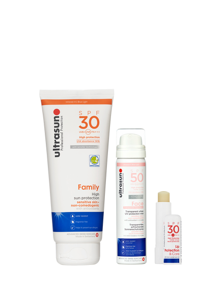 Ultrasun Holiday Essentials Suncare Gift Set, Clear