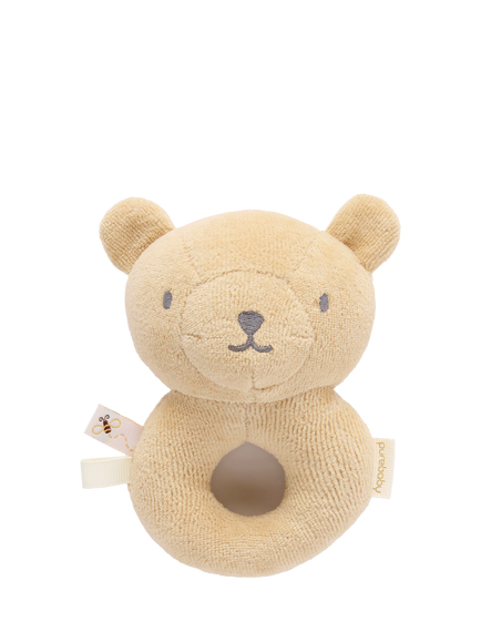 Purebaby Rattle Friend Wheat Bear, Wheat Bear