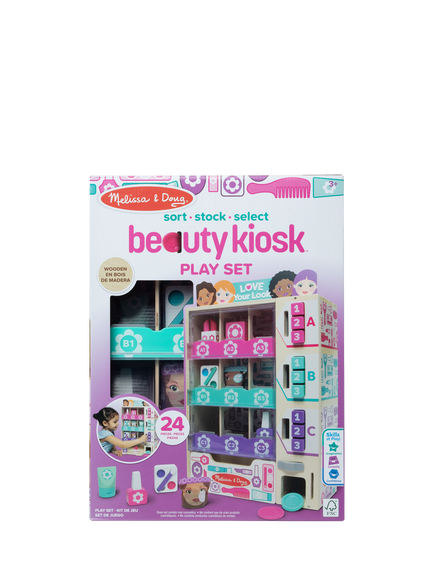 Melissa & Doug Beauty Kiosk Play Set, Multi