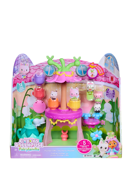 Gabby's Dollhouse Flutter-riffic Tea Party Set, Multi