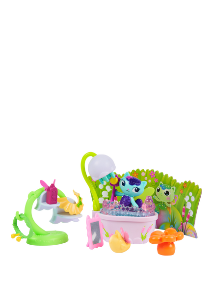 Gabby's Dollhouse MerCat's Fairy Bathroom Playset - view 2, Multi