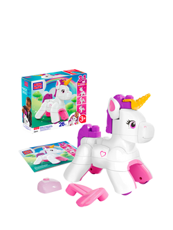 Mega Bloks Build & Enchant Unicorn 3-in-1 Set, Multi