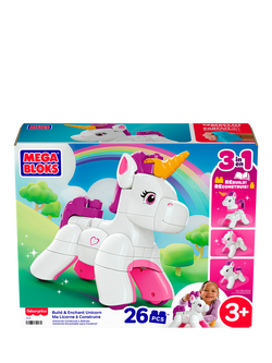 Mega Bloks Build & Enchant Unicorn 3-in-1 Set - view 2, Multi