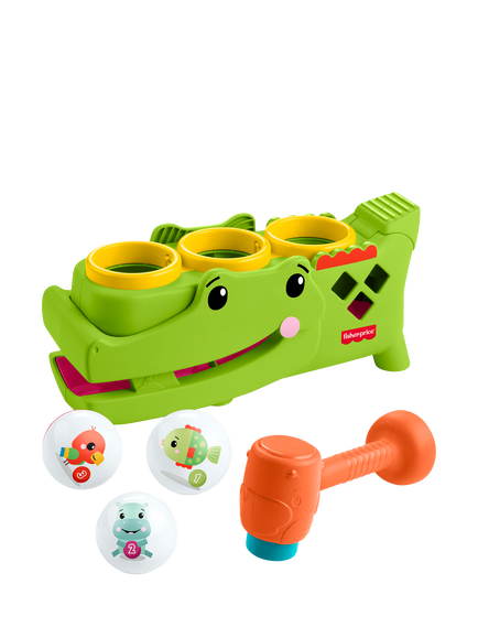Fisher-Price Sit & Tap Rolligator Activity Toy, Multi