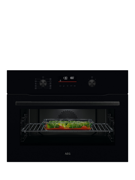 AEG OK6NK40K Built In Combination Microwave, Black, Black