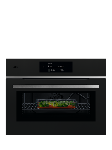 AEG TK8NK721T Built In Combination Microwave, Matt Black, Matt Black