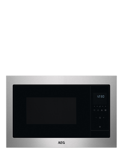 AEG MSE2547DBM Built In Microwave, Stainless Black, Stainless Black