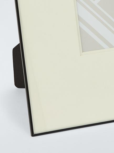 John Lewis Double Mount Photo Frame, A4 (4 x 6" Mounted), Black Aluminium - view 2, Black Aluminium